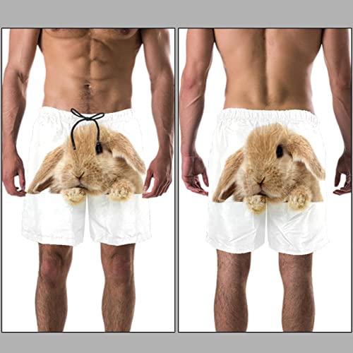 Short de plage à séchage rapide lapin anti irritations eau