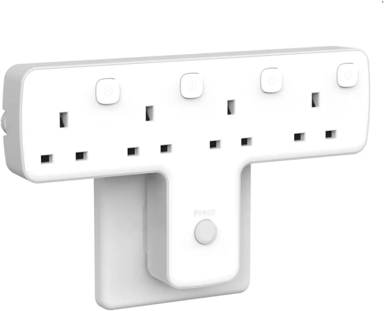 مآخذ تمديد متعددة قابلة للتدوير مع التبديل الأبيض الجدار محول القابس حماية الطفرة قطاع الطاقة للمملكة المتحدة/Sg/sa/Mys/Irl