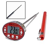 KIES Pro Instant Read Digital Meat Thermometer-Cooking Thermometer with Stainless Steel Casing and Probe. For Food, Kitchen, BBQ,Grill, Milk, Coffees, Liquids, and Candy