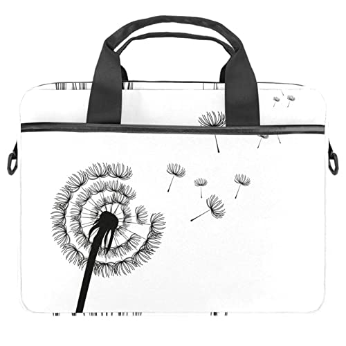 Sacoche ordinateur portable 14.5 léger anti rayure motif pissenlit zippé