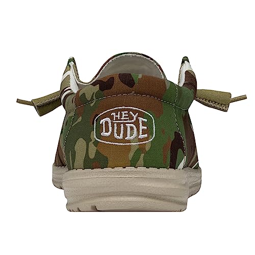 Image of HEYDUDE Men's Wally Camo | Men's Loafers | Men's Slip On Shoes | Comfortable & Light-Weight