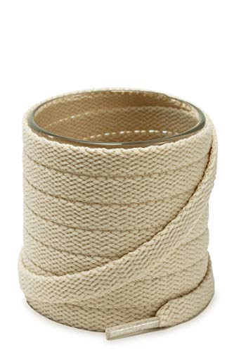 Image of Shoemate Flat Solid Color 5 /16 inch Shoe Laces for Sneakers and Athletic Shoes with 4 Shoelaces Aglets