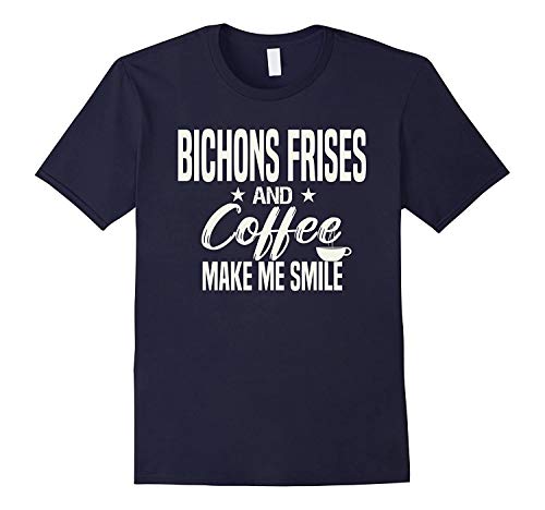 BIC.hons Frises and Coffee Make Me Smile T-Shirt-A.NZ - T Shirt For Men and Woman.