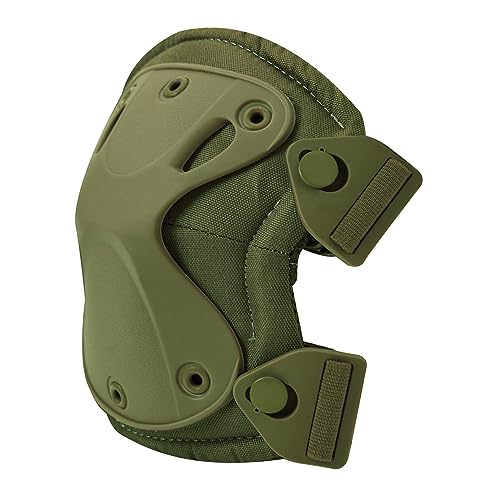 Rothco Low-Profile Tactical Knee Pads Hard and Flexible Protector Cap Breathable EVA Foam Cushion Padding (Olive Drab)