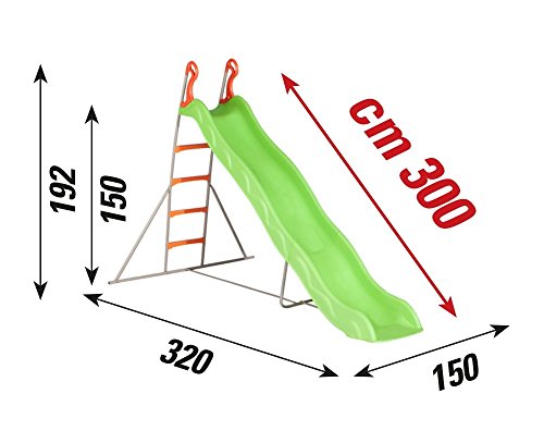 New Plast SC1630 - Scivolo Coconut, lunghezza 300