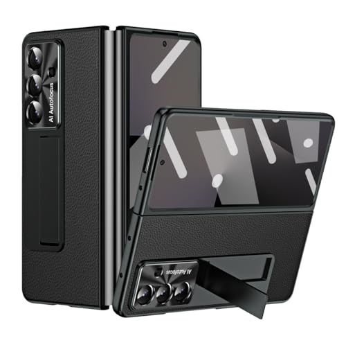 Coque Samsung Z Fold 7 en cuir avec charnière élégante