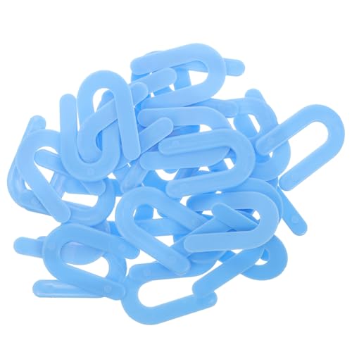 jojofuny 100 Piezas Separadores de Azulejos en Forma de U 1/16 Pulgada Espaciadores de Baldosas de Plástico Azul para Sistema de Nivelación Herramientas para Suelo y Lechada de Piscina