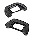 D90 D7000 Eyepiece Eyecup Eye Cup DK-21 for Nikon D750 D610 D600 D300 D200 D80 D70 D50 Camera Viewfinder, ULBTER Eyepiece Cover & Hot Shoe Cover -(2+2 Pack)