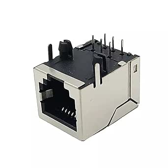 Amazon.com: Coorle RJ25 /RJ12Modular Jack with Shielded Right Angel ...