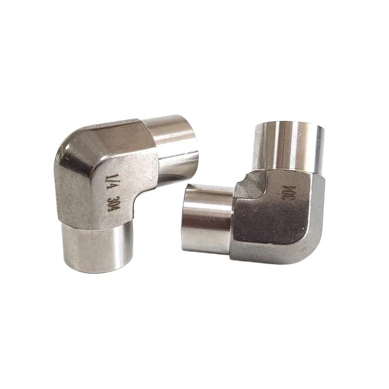 Raccord de tuyau coudé femelle 1/2" NPT forgé haute pression en acier inoxydable 304