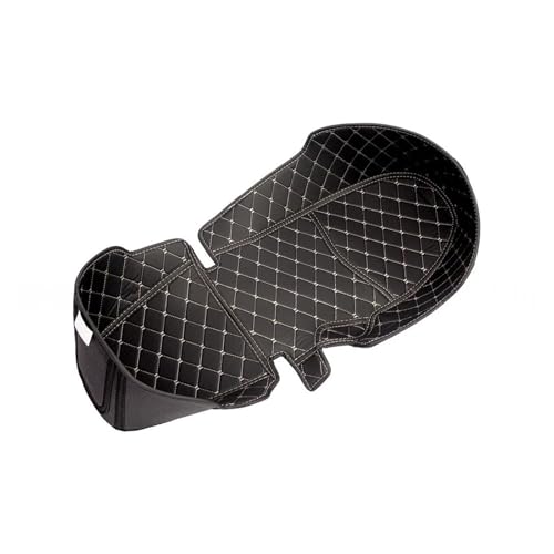 Coussin de selle baquet modifié X-MAX 250 en finition similicuir surpiqué