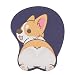 Produktbild Mauspad mit Handgelenkstütze 3D Corgi Butt Mousepad Anime Hund rutschfestes Silikon Mauspad für Schreibtisch Laptop (Marineblau)