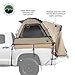 Overland Vehicle Systems LD TACT Truck Bed Tents - Tan Body & Green Rainfly 2-3 Person Tent (Mid-Size Truck - 5.0' Bed) - Premium 420D Material - Perimeter Skirt and Reinforced Floor