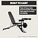 Inspire Fitness Leg Curl Extension Bench Attachment for Home Gym System - Heavy Duty Leg Extension with Built-in Weight Horn for Exercise Bench - Adjustable Home Workout & Strength Training for Legs