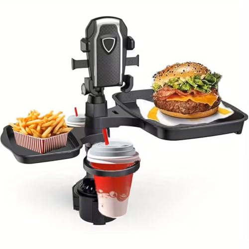 Bandeja portavasos giratoria 5 en 1 para auto miniatura 1