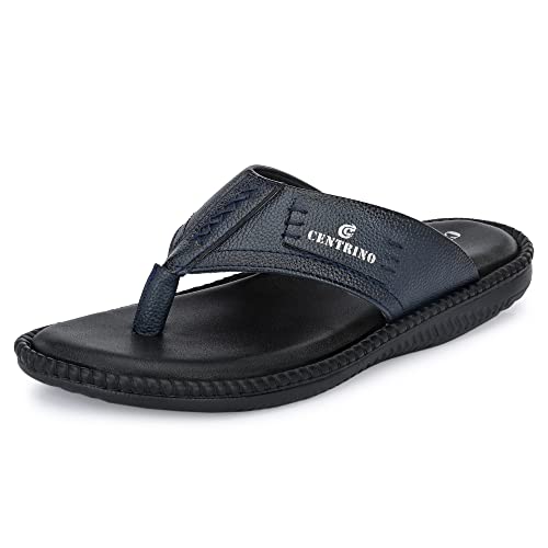 Image of Centrino Men's Flip-Flop Slippers | Luxurious Comfort for Every Step | Slip-On Ease, Stylish Design | Perfect for Beach Days, Poolside Lounging, and Casual Wear (8201)