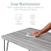 Best Choice Products 5-Piece Metal and Wood Indoor Modern Rectangular Dining Table Furniture Set for Kitchen, Dining Room, Dinette, Breakfast Nook w/ 4 Chairs - Gray