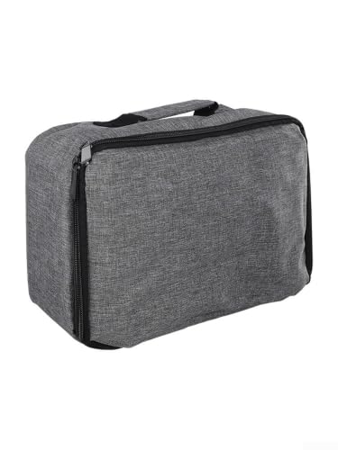 Estuche rígido de viaje en EVA para mini proyector P35, P10, P58, P60, P62, bolsa protectora con asa, caja organizadora a prueba de golpes de 20 x 30 x 10 cm, gris miniatura 2