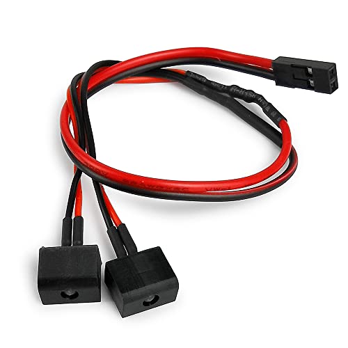 ZuoLan 1/24th RC Taillight Red LED Rear Lights Lamp Upgrade for 1:24 Axial SCX24 AXI00006 RC Truck Car - Image 2