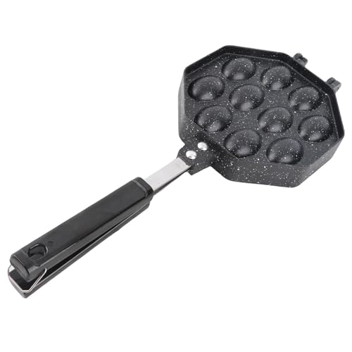 Fabricante de gofres de burbujas, fabricante de gafas de huevo, fabricante de gafas presto de aleación de aluminio, anti -stick anti -scald mango de burbujas para uso comercial