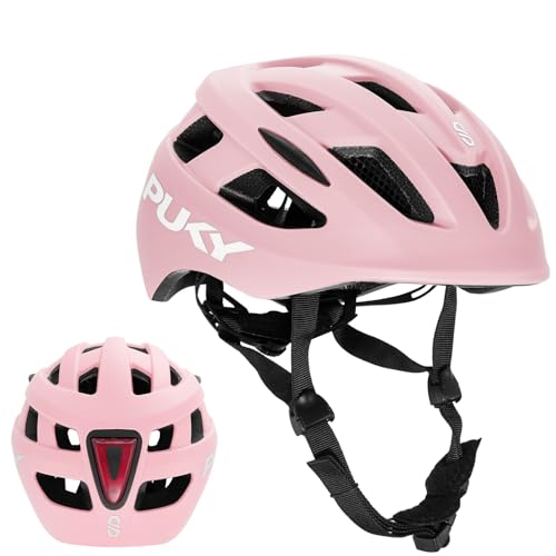 PUKY Helmet S Rosa | Kinder Fahrradhelm 48-55 cm | Leichtgewicht 220g |...