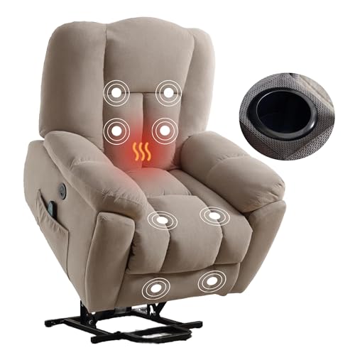 Sillón reclinable con masaje y calefacción