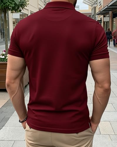 Image of AUSK Polo T-Shirt for Men || Half Sleeves Neck Polos Men Tshirt