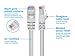 Monoprice Cat6 Ethernet Patch Cable - Snagless RJ45, Fullboot, 24AWG Stranded Pure Bare Copper Wire, 550Mhz, UTP, 100 Feet, White