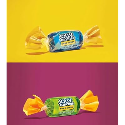 Jolly Ranchers Hard Candy Assorted - 2 LB Bulk Bag (Approximately 150 Pieces) - Fruit-Flavored Party Treats