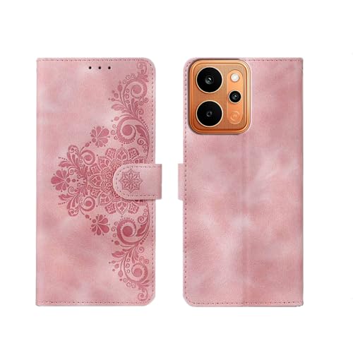 Image of amazon basics Realme P4 Power 5G Flip Cover | Card Pockets Wallet & Stand | Flip Cover for Realme P4 Power 5G (Executive Pink)