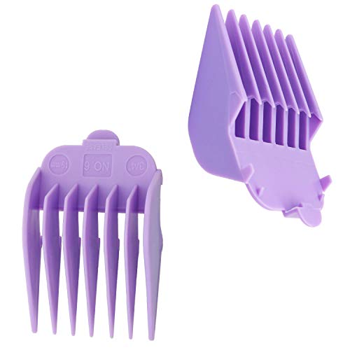 Professional Hair Clipper Guide Combs,Wahl replacement guards Set,8 Color and Sizes Attachment Guide Comb,Great Fits for All Full Size Wahl Clippers/TrimmersGreat