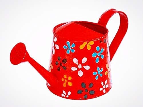 DECO HUB 2 litres Metal Watering Can, Rust Free Home Decor Gifting, Outdoor Indoor House Garden Plants (Red) (B0CY5R14TT) Amazon Price History, Amazon Price Tracker
