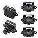 CXQamitao 5 Pack Push Button Latch Cabinet Door Catch Keyless Cupboard Locks for RV Motorhome Camper Caravan Home Yachts,Zinc Alloy&Black