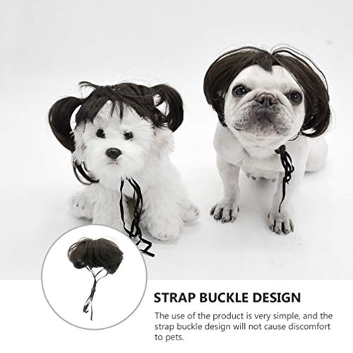 POPETPOP Trajes Do Animal de Estimação Cão Peruca BOBO Sintético Pequeno Gato Acessórios Para O Cabe