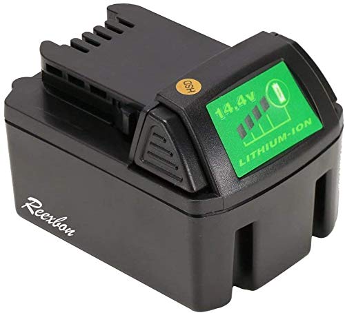 REEXBON 14.4 Volt Replacement Battery 4000mAh Large Capacity for Milwaukee C14 DD C14 PD C14DD C14PD M14 M14 B4 M14 BX M14B4 M14BX, M14 14V 4.0Ah / 4000mAh Replacement Battery Lithium by Reexbon