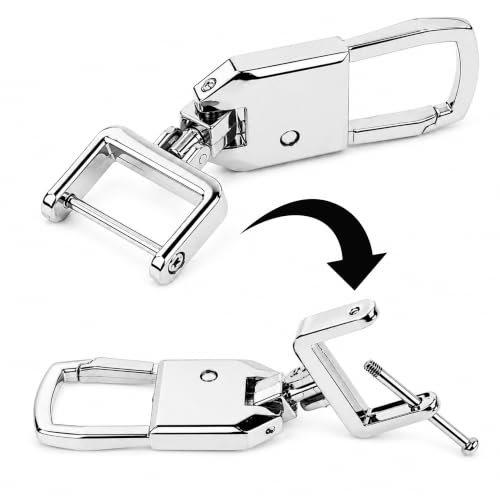 Image of Storite Heavy Duty Metal Carabiner Keychain with Swivel Key Ring, Premium Key Holder for Car, Home & Office Keys