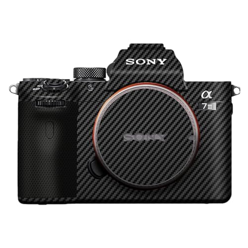 Film protection Sony a7 III autocollant noir carbone 3M