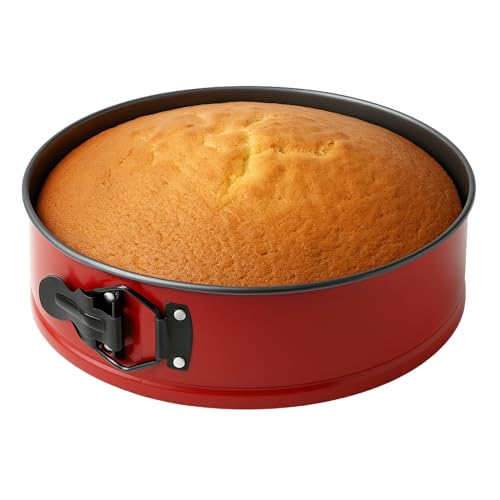 Chefzoco Molde Repostería Redondo, Molde Para Bizcochos, Molde Para Horno, Molde Tarta, Molde Pasteles, Soporta Hasta 250 C, Triple Capa Antiadherente, Liberación Rápida Clip-Clap, Diámetro 22 Cm Chefzoco Molde Repostería Redondo, Molde Para Bizcochos, Molde Para Horno, Molde Tarta, Molde Pasteles, Soporta Hasta 250 C, Triple Capa Antiadherente, Liberación Rápida Clip-Clap, Diámetro 22 Cm