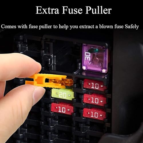 Kit surtido de 800 fusibles para automóvil tipo Vane/Wing mini y estándar con caja de almacenamiento miniatura 6