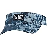 Salt Life Mens Atlas Visor Hat, Blue, One Size US