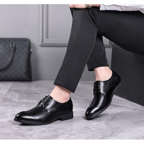 Men's Dress Shoes Classic Oxfords Comfortable Formal Business Lace Up Derby Shoes for Men2