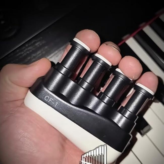 TrainFlex Pro Finger Exerciser ¨C Grip Strength Trainer, Finger Strength Trainer for Grip Strength Training for Finger,Speed, Precision, Dexterity & Recovery, Musicians, Climbers