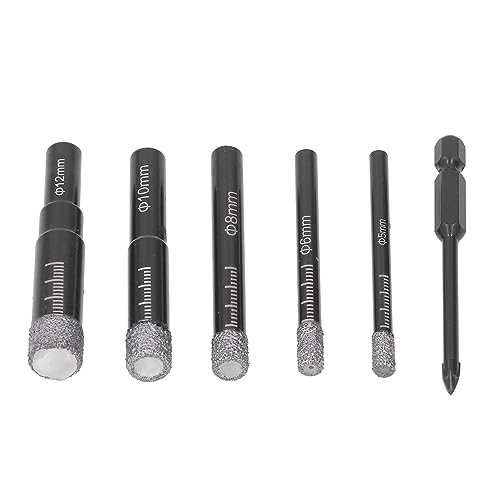 Kit de brocas para vidrio con diamante y broca universal