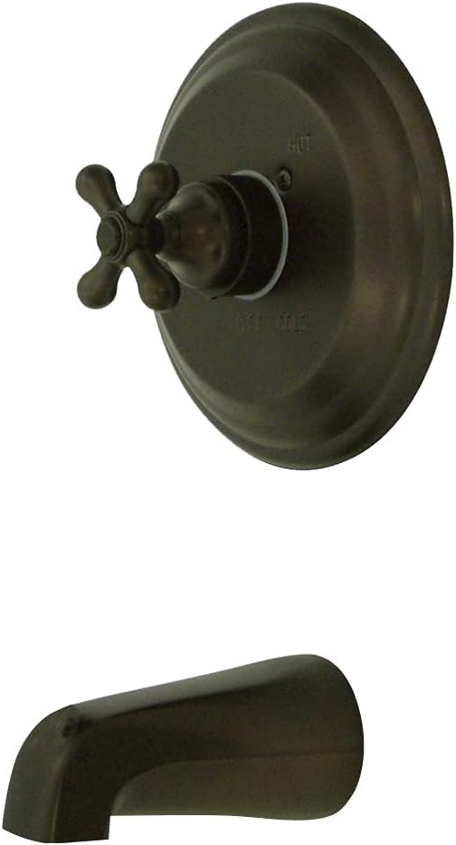 Kingston Brass KB3635AXTO Vintage Tub and Shower Faucet, 7-1/2", Brass/Antique Brass