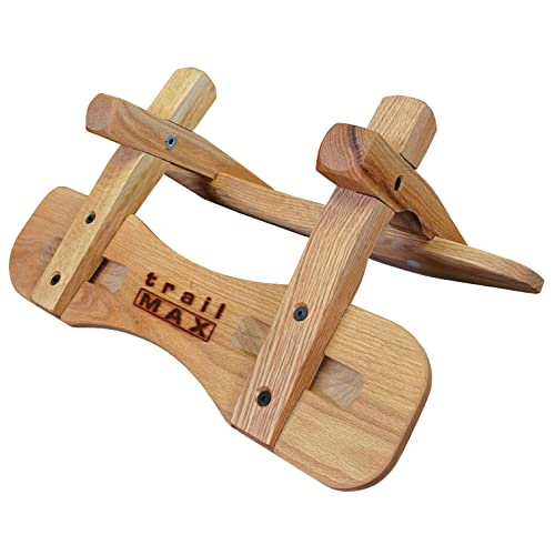 TrailMax Solid Oak Sawbuck Pack Saddle Tree (Tehama Style); Oak Pack Saddle Tree for Horse and Mule Packing; Durable Oak Sawbuck for Horse and Mule Packing