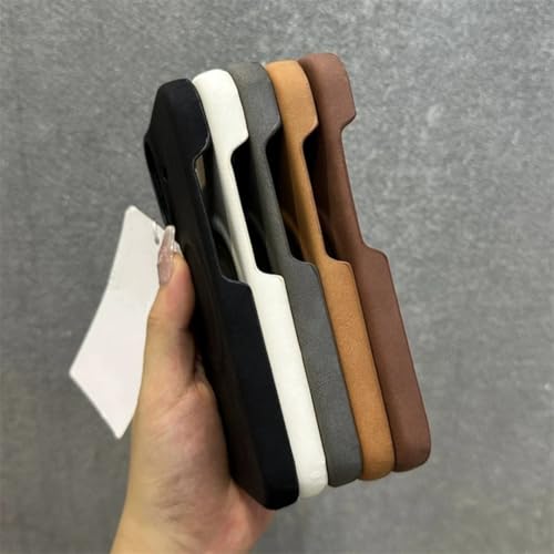 Coque de protection magnétique de luxe orange iPhone 16 Pro Max