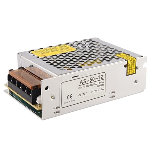 Alimentation à découpage AS-50-12 50W transformateur 12V 4A pour ruban LED compact