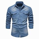 Suggestions d'adéquation:Une simple chemise en denim qui peut être portée seule ou associée à un t-shirt, un jean et une veste pour un look parfaitDisponible en différentes couleurs