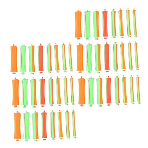ARTSEWPLY 16Sets Mixed Color Portable Cold Wave Hair Curling Rods Flexible Spiral Curls Rods for Long Hair DIY Hair Styling Tool for Heat Curls Hair Rollers