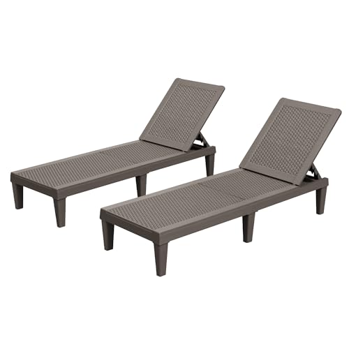 Homall Outdoor Lounge Chairs Set of 2